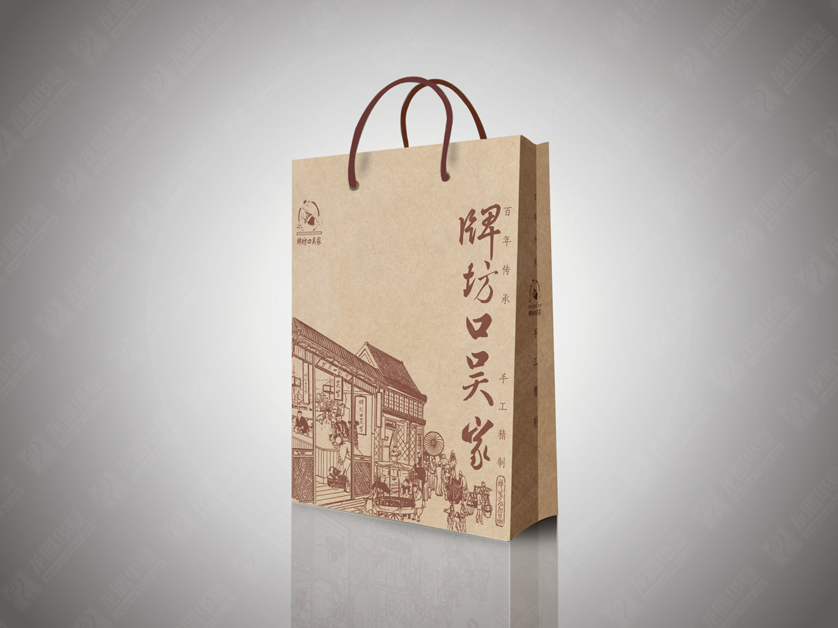 龙腾正在设计古蔺镇牌坊口吴家月饼包装
