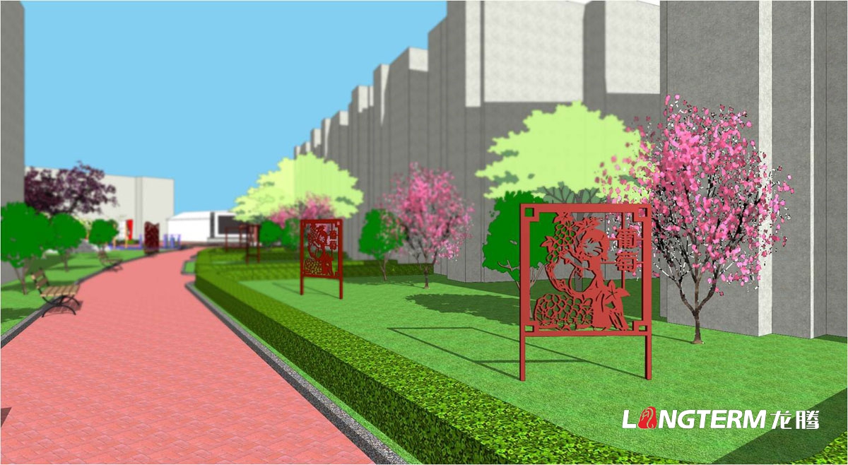 马林村党建广场设计|马林村亮点阵地综合形象建设设计|新农村总体规划设计|红色文化落地建设
