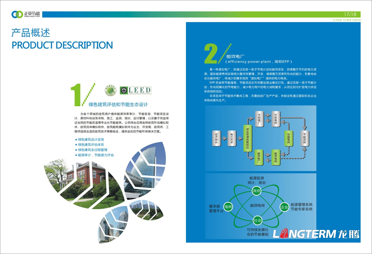 四川正荣节能投资有限公司形象宣传画册设计|低碳减排城市节能环保基础清洁新能源产业集团宣传册设计