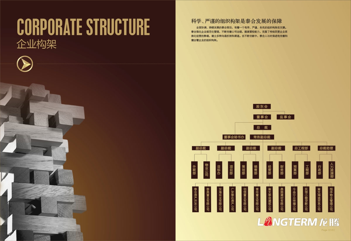 四川泰合置业集团形象宣传画册设计|房地产开发建筑建设工程公司宣传册设计|金融酒店物业服务多元化宣传册