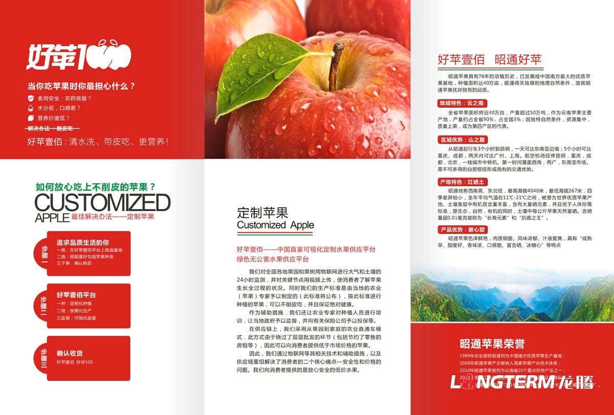 成都苹果品牌营销策划推广宣传设计|水果品牌形象VI设计商标标志LOGO设计|苹果品牌运营宣传推广公司