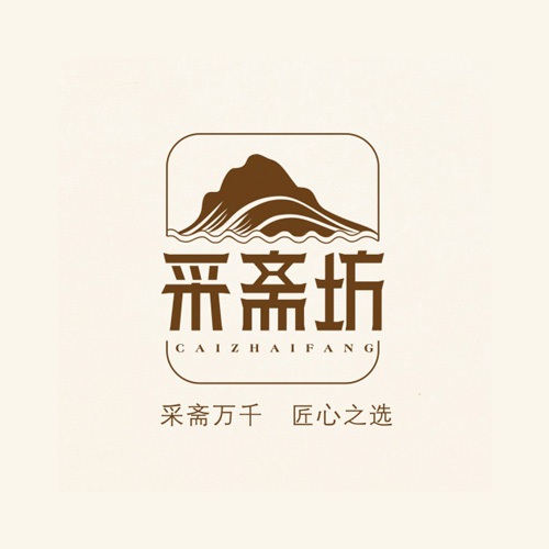 VI设计-采斋坊品牌LOGO设计|山珍菌类品牌命名设计|视觉形象VI广告语核心价值系列设计