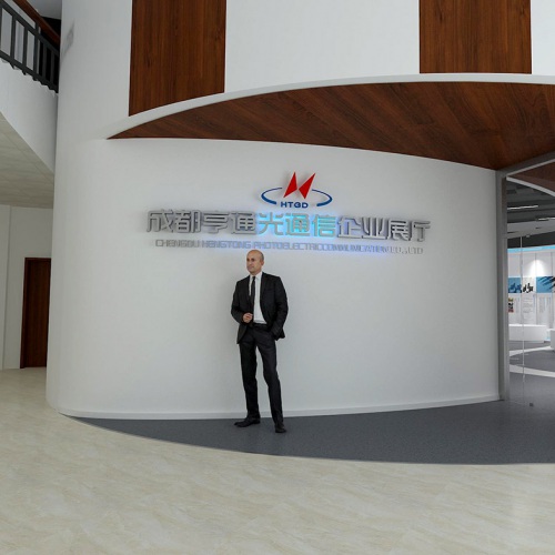 企业展厅-成都亨通光通信有限公司企业展厅策划与设计效果图
